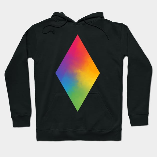 Minimalistic - Rainbow Hoodie by Dabejo